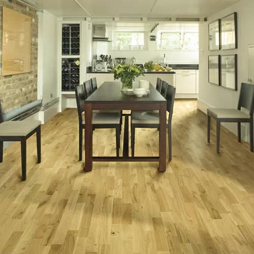 Паркетная доска Focus Floor Коллекция Classic Oak Sirocco Lacquered 3S Дуб 