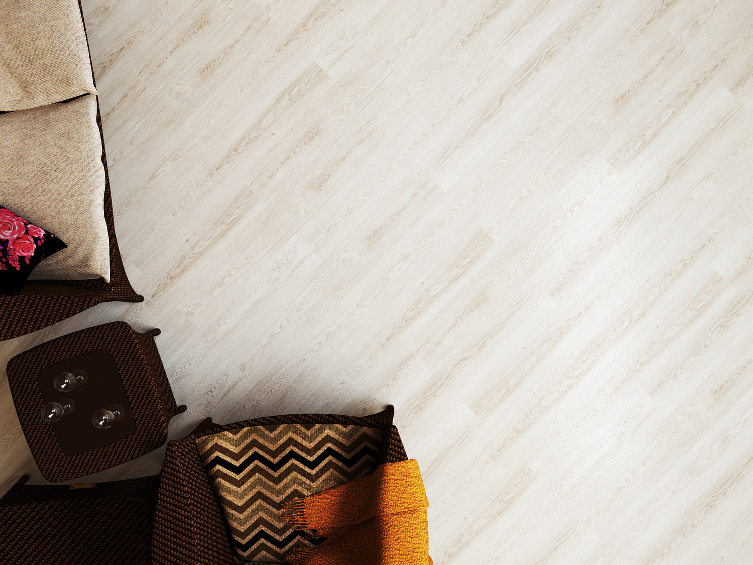 Кварцвиниловая плитка замковая Fine Floor Light FF-1325 Дуб Безье