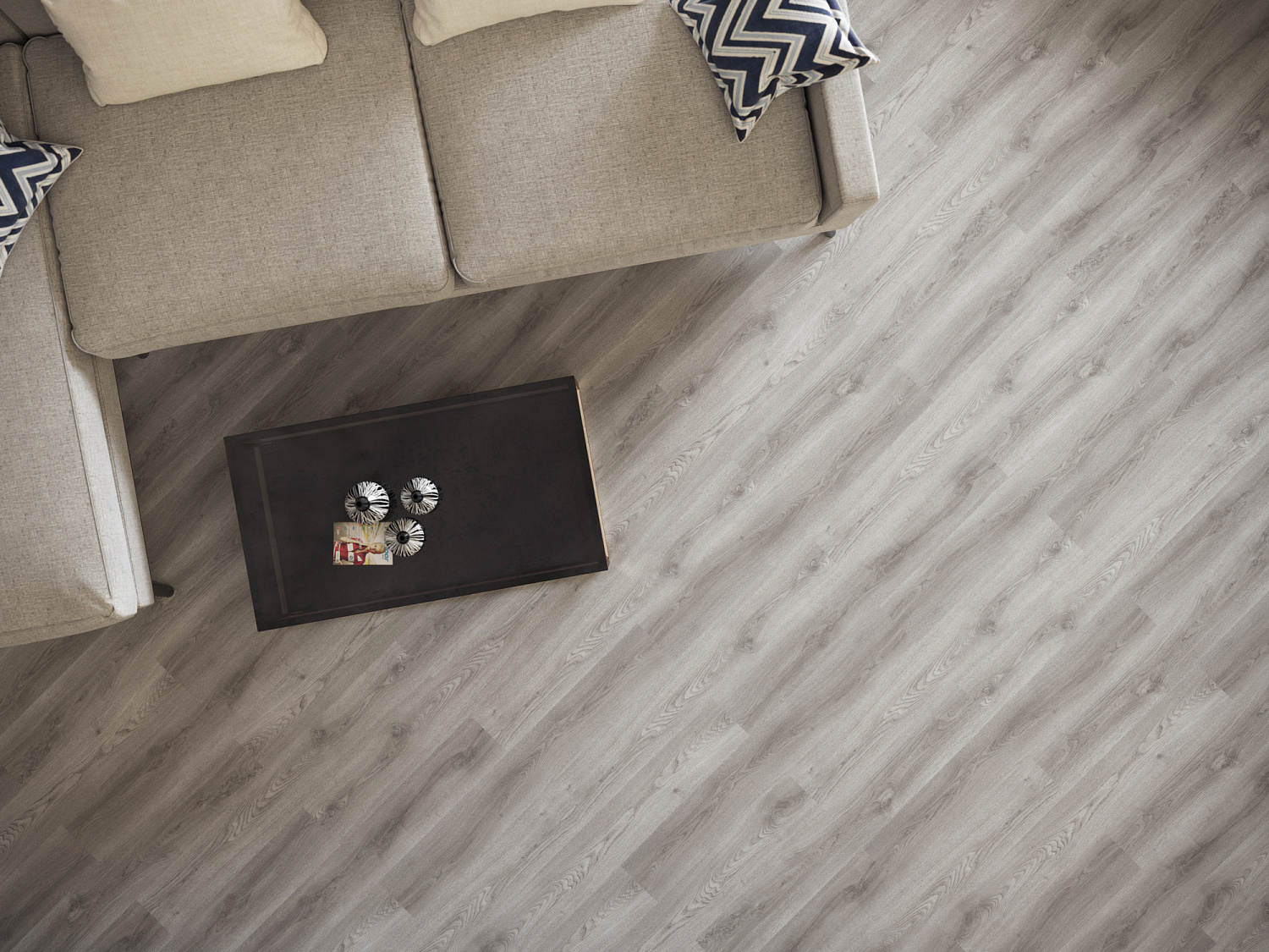 Кварцвиниловая плитка замковая Fine Floor Light FF-1374 Дуб Колин