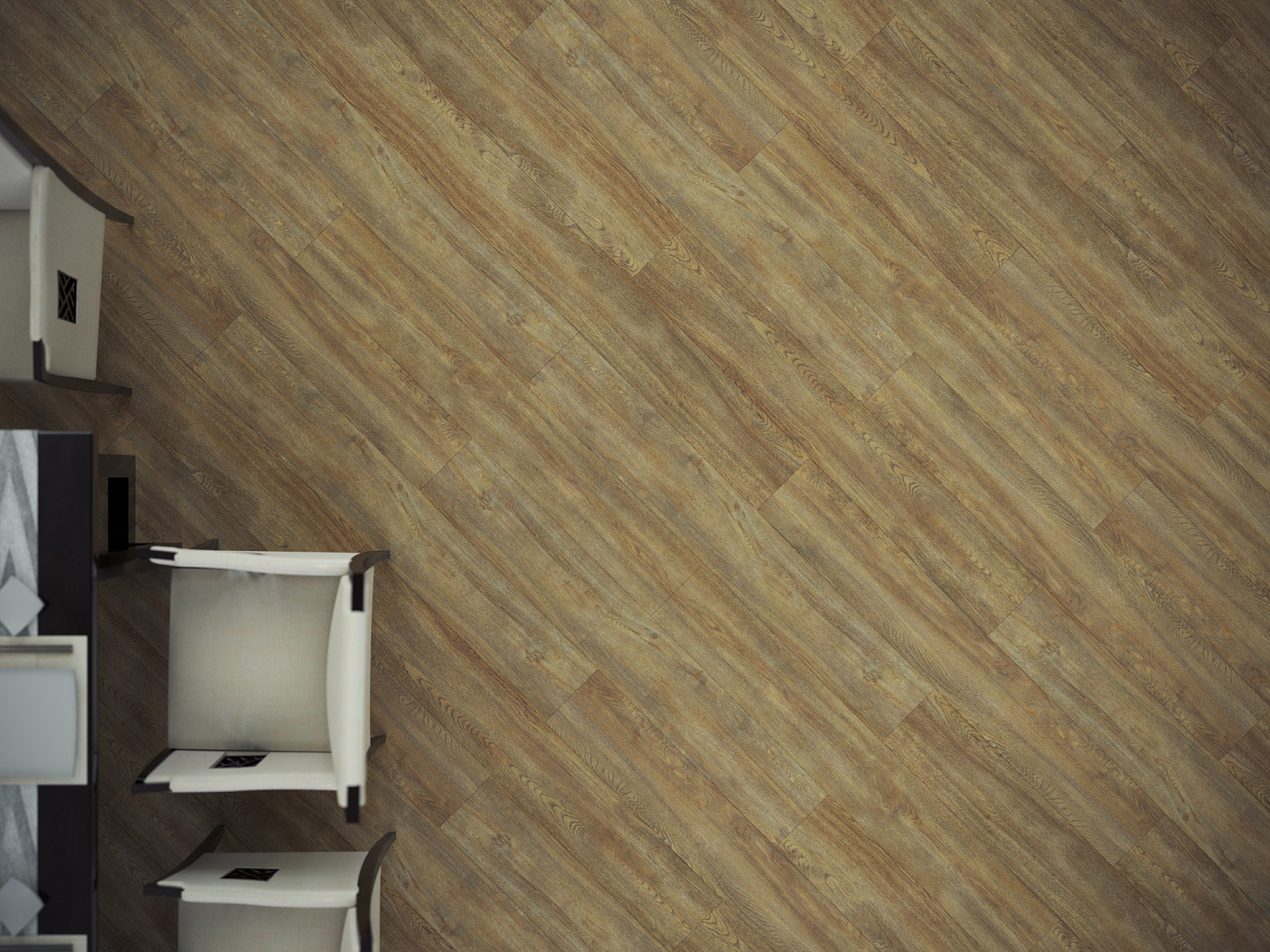 Кварцвиниловая плитка клеевая Fine Floor Wood FF-1407 Дуб Карлин