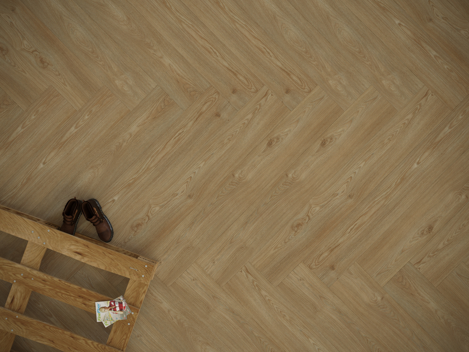 Кварцвиниловая плитка замковая Fine Floor Gear FF-1804 Дуб Алгарве