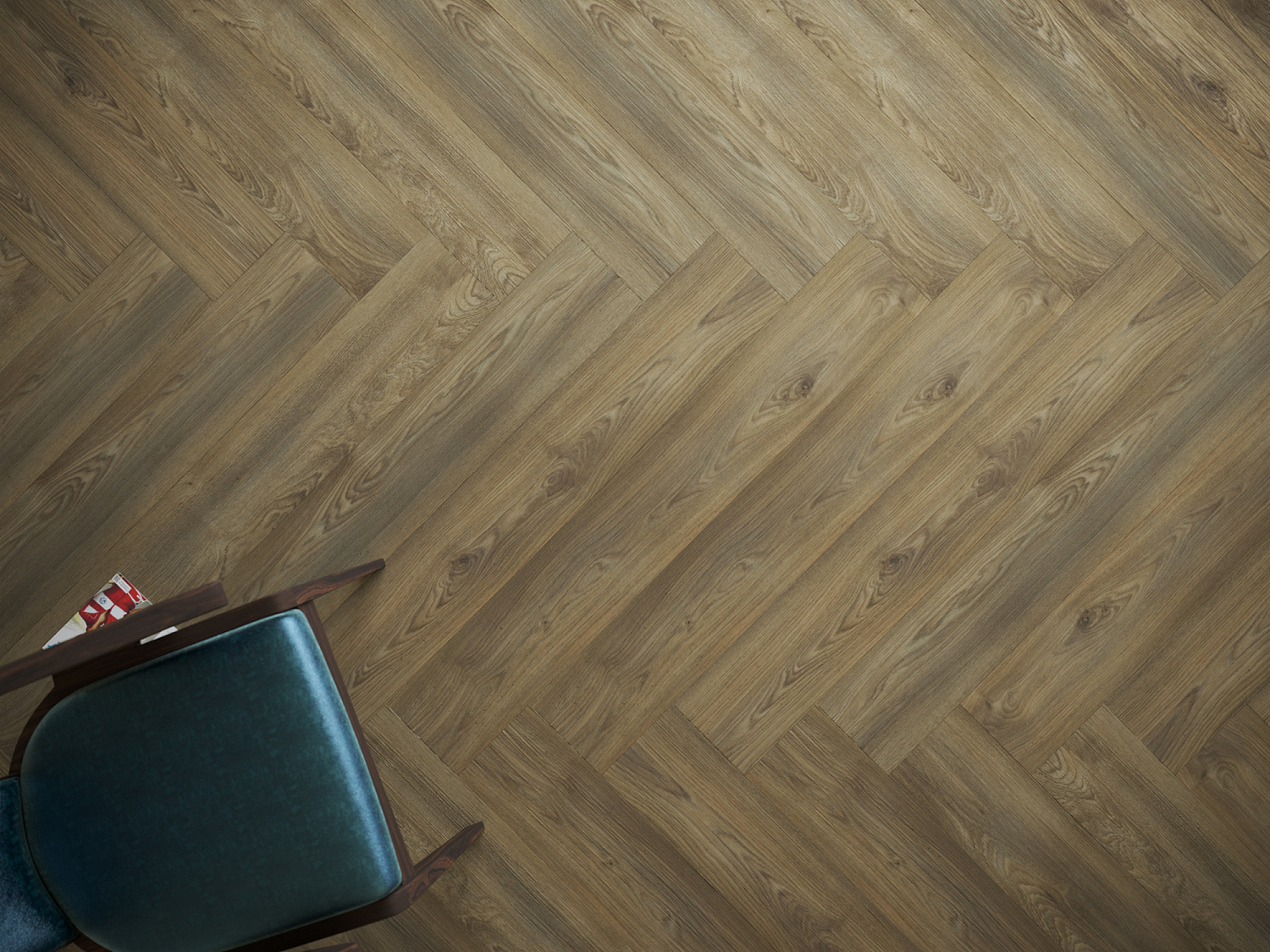 Кварцвиниловая плитка замковая Fine Floor Gear FF-1807 Дуб Брно