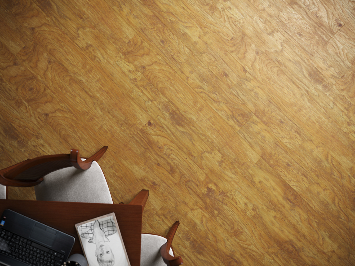 Кварцвиниловая плитка клеевая Fine Floor Rich FF-2067 Пекан Барроу