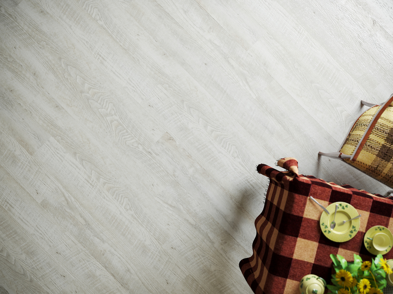 Кварцвиниловая плитка клеевая Fine Floor Rich FF-2082 Дуб Анхель