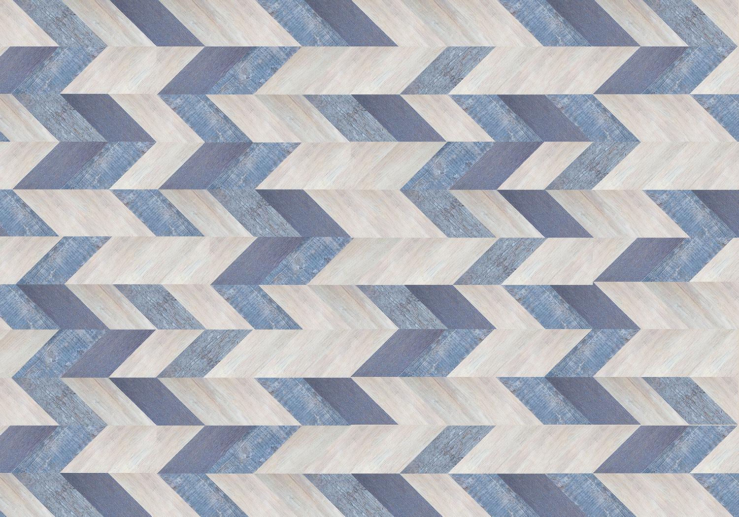 Пробковое покрытие CorkStyle Chevron Blue замковое