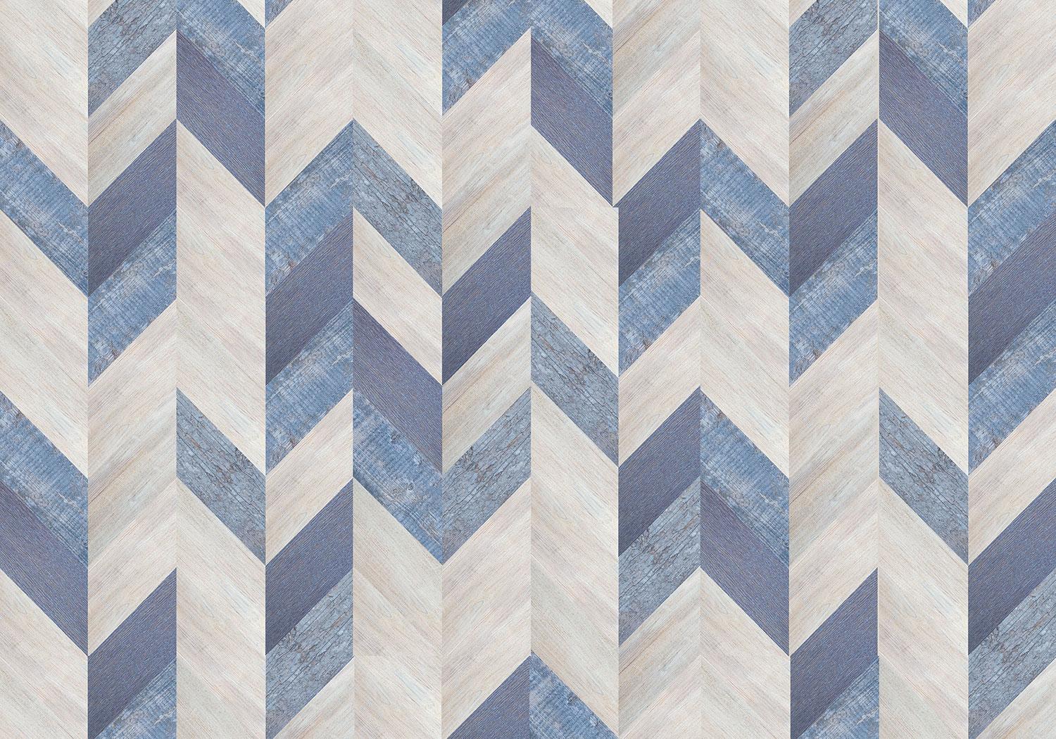 Пробковое покрытие CorkStyle Chevron Blue замковое