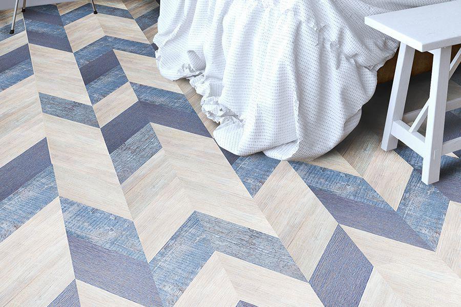 Пробковое покрытие CorkStyle Chevron Blue замковое