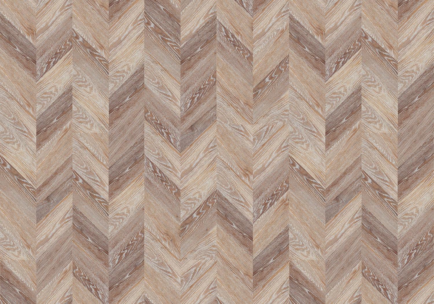 Напольное пробковое покрытие CorkStyle Chevron Brown клеевое