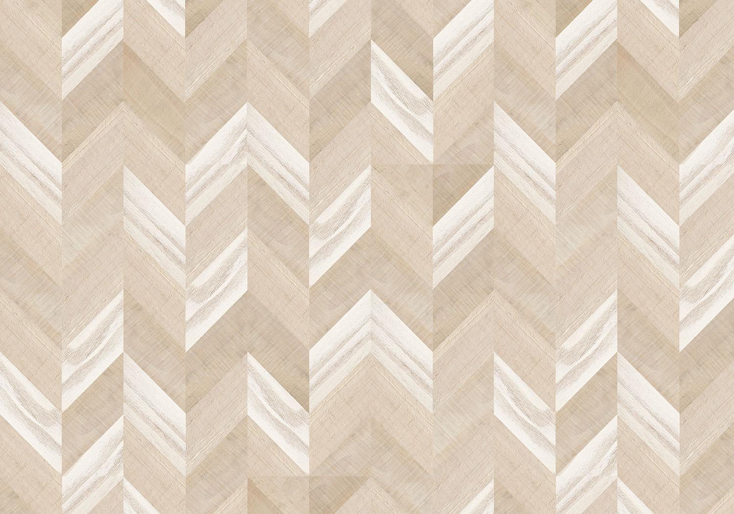 Напольное пробковое покрытие CorkStyle Chevron Creme клеевое