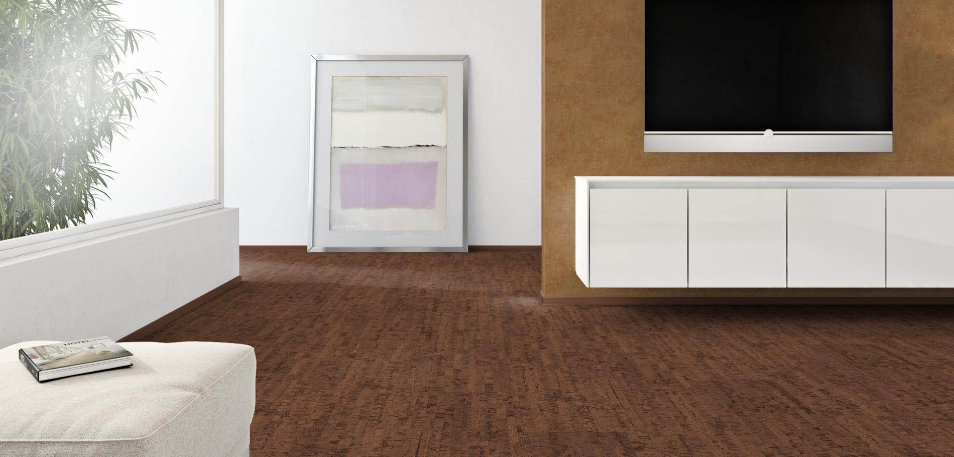 Пробковое покрытие CorkStyle EcoCork Linea Chocco замковое