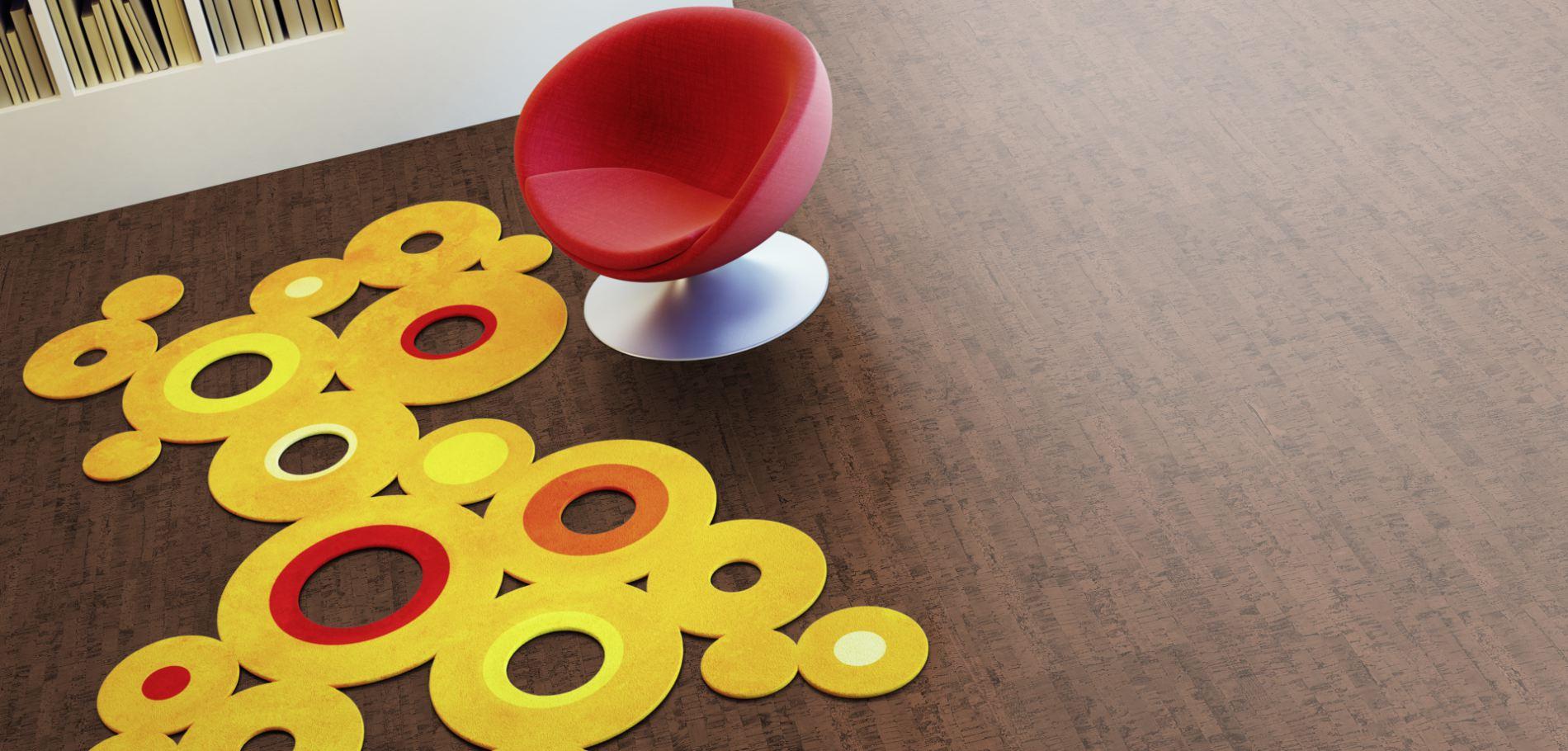 Напольное пробковое покрытие CorkStyle EcoCork Linea Chocco клеевое