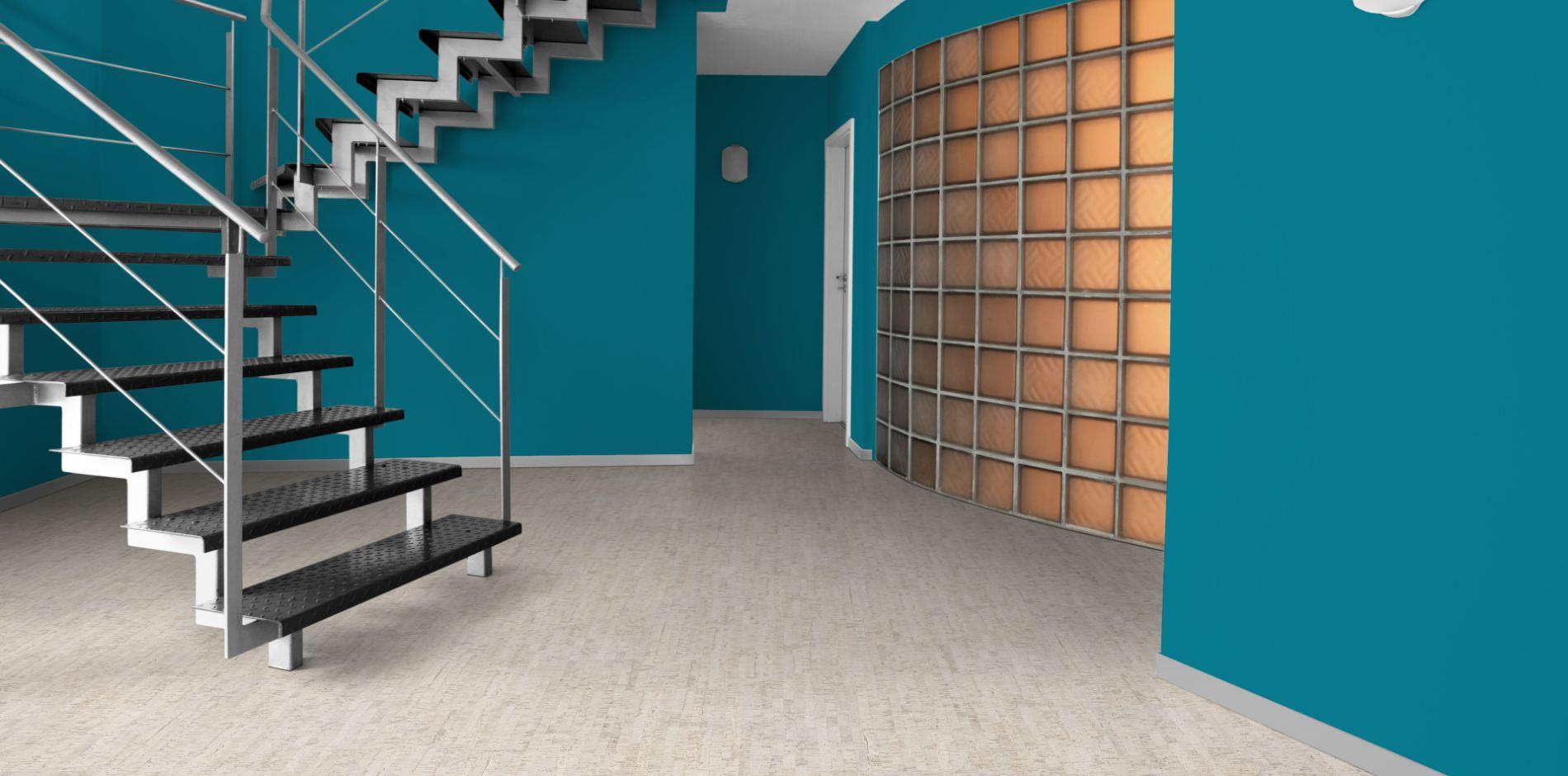 Пробковое покрытие CorkStyle EcoCork Linea White замковое