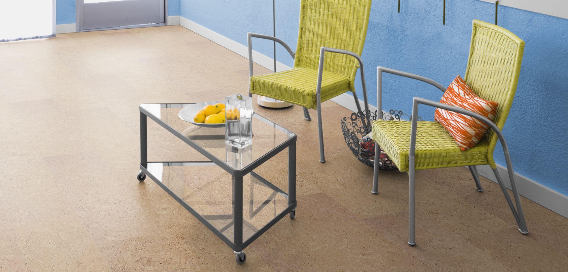 Напольное пробковое покрытие CorkStyle EcoCork Madeira Sand клеевое