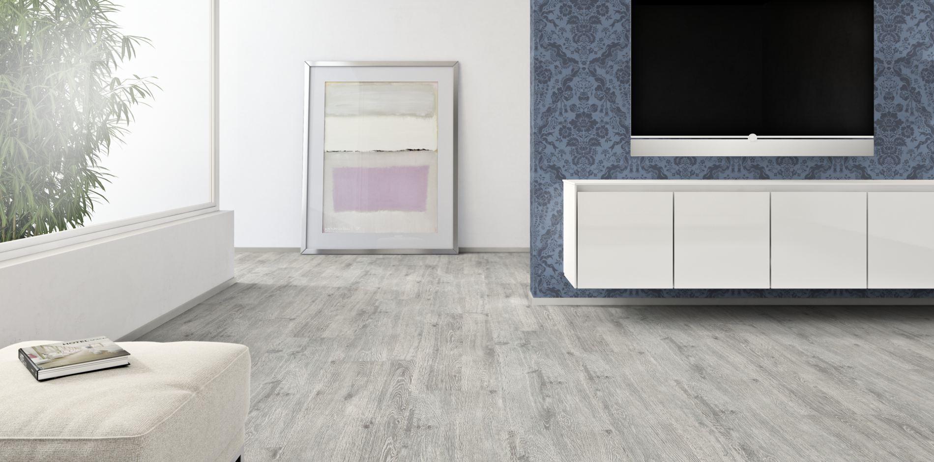Напольное пробковое покрытие CorkStyle Wood Castle Oak White клеевое