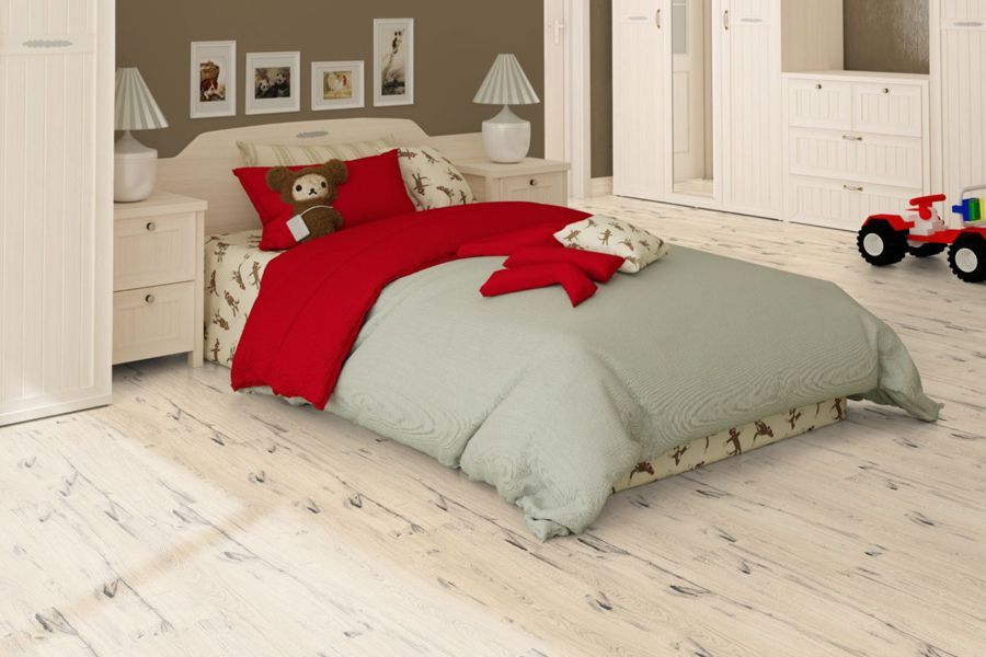 Пробковое покрытие CorkStyle Wood Stone Oak Limewashed (915x305x10 мм)